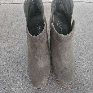 Joie Green Suede Ankle Booties